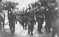 Third Yugoslav Partisans' Corps marching through liberated Tuzla in October 1943.