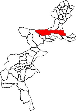 Location of Bara Tehsil in the Federally Administered Tribal Areas