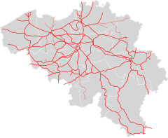 Halta Modave-Village se află în Rețeaua de căi ferate a Belgiei