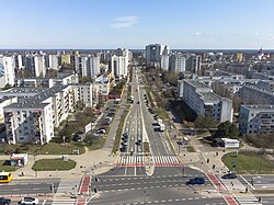 Belgradzka Street in Natolin, in 2021.