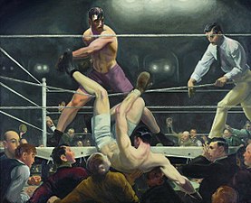 George Bellows, Dempsey and Firpo, (1924)