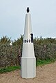 Borne frontière 369 à Cadzand-Bad, près du Zwin et de la Mer du Nord