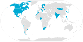 Carte de l'organisation