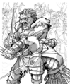 Image 6Orcs were popularized by fantasy author J. R. R. Tolkien and are found in many fantasy games. (from Dungeons & Dragons controversies)