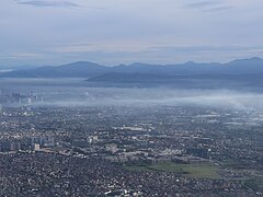 Eastern Metro Manila Pasig-Pateros from air