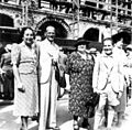 Nella foto, da sinistra: Wanda Zamenhof, Adamo Zamenhof e il figlio Louis-Christophe, c. 1935