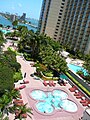 The 10th floor pool deck