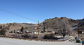 Granite as viewed from U.S. Route 24, across the Arkansas River.