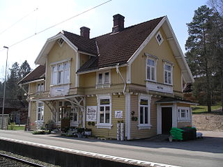 Hestra station.