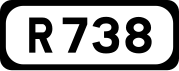 R738 road shield}}