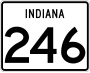 State Road 246 marker