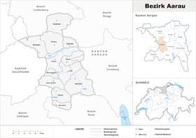 Localisation de District d'Aarau