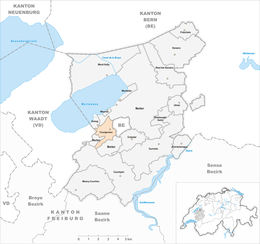 Courgevaux – Mappa