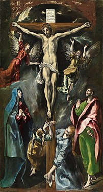 Crucifixion 1597-1600 312 x 169 cm Museo del Prado (Madrid)