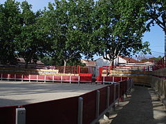 Les arènes de Beauvoisin après réfection en 2007.