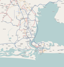 Lagos is located in Lagos