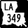 Louisiana Highway 349 marker