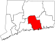 State map highlighting Lower Connecticut River Valley Planning Region