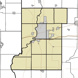 Barnhart Town is located in Vigo County, Indiana