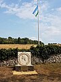 Portrait en médaillon d'Antoine de Tounens à Chourgnac (au lieu-dit La Chèze), son lieu de naissance