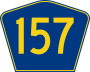 Highway 157 marker