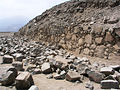 Gives an idea of the size and shape of the hewn stones