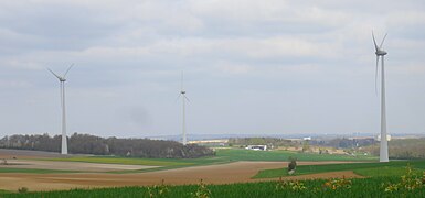 Les éoliennes.