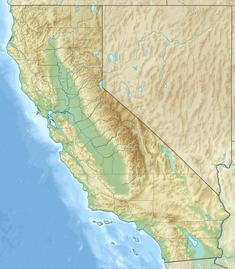 Location of Mojave Forks Dam in California
