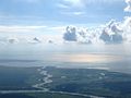 Mündungsdelta der Memel bei Russ und Kurisches Haff