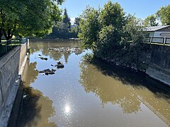 Confluence of the Niagarette and Sainte-Anne rivers, rue Tessier, (Quebec Route 354)