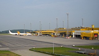 Malmö Airport, terminal from domestic side