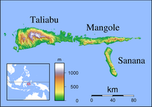 SQN is located in Sula Islands