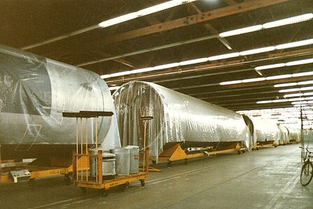 Titan-2 ICBMs in storage at Norton Air Force Base 1989