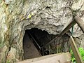 Canal de flottage souterrain sur l’Ilz en Forêt de Bavière, Allemagne.