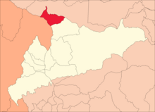 Location of Arancay in the Huamalíes province