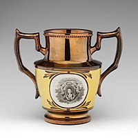 English urn for the American market, 19th century
