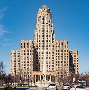 Buffalo City Hall in Buffalo, N.Y., USA (1931)