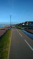 Le long de la plage à Ouistreham