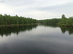 Омельянйоки перед впадением в Торосозеро