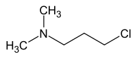 Strukturformel von 3-Dimethylaminopropylchlorid