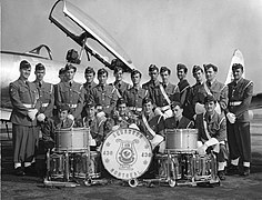 438 Squadron Band in the 1950