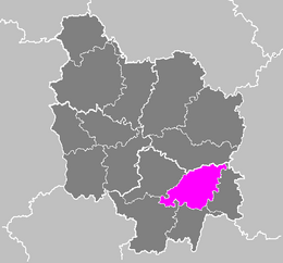 Arrondissement di Chalon-sur-Saône – Localizzazione