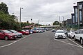 The station's car park, April 2021