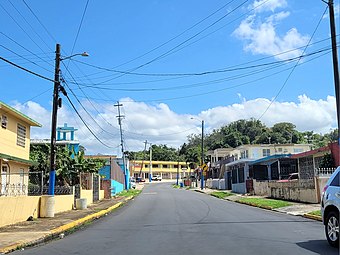Puerto Rico Highway 6668 in Coto Sur