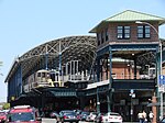 A D train terminating at Coney Island-Stillwell Avenue in 2008