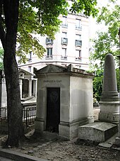 de Gas family tomb in the Montmartre Cemetery