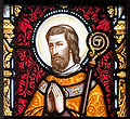 Stained Glass of St. Máedóc of Ferns (Aidan)