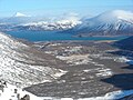 View east down Roundtop Valley, False Pass.