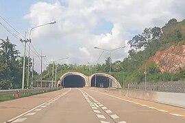 Wildlife overpass linking Khao Yai and Thap Lan national parks