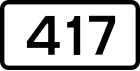 Route 417 shield}}